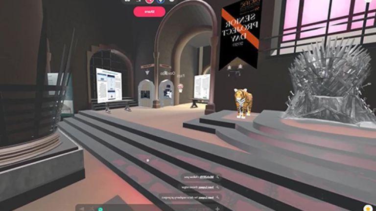 Screenshot of the Virtual Senior Project