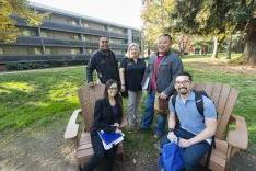 students on Sacramento campus