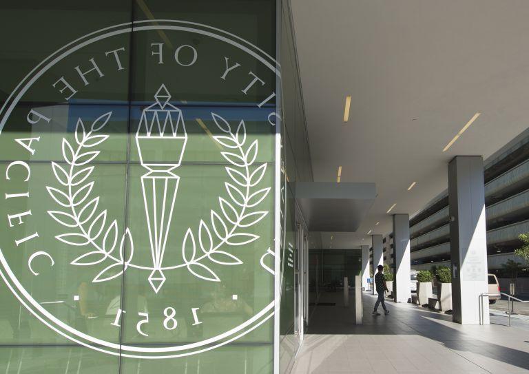 the university of the pacific seal on the san francisco campus