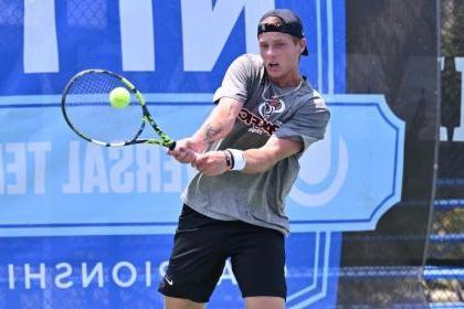 men's tennis plays in NIT finals