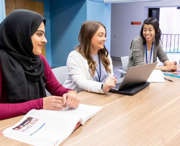 education students in classroom