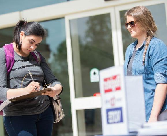 student voter registration